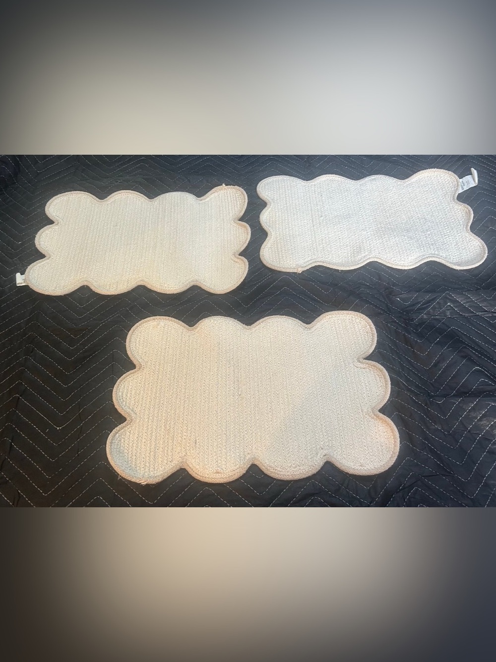 3 woven placemats